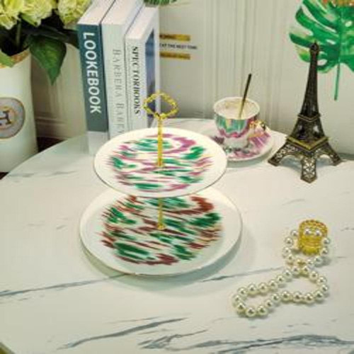 2단 디저트 스탠드