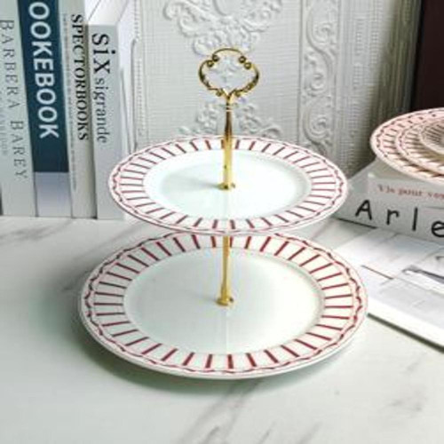 2단 디저트 스탠드