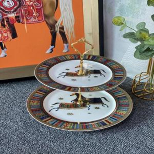 2단 디저트 스탠드