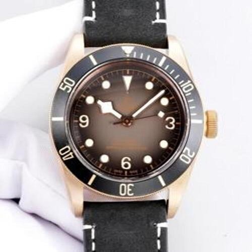 남성용 가죽 시계