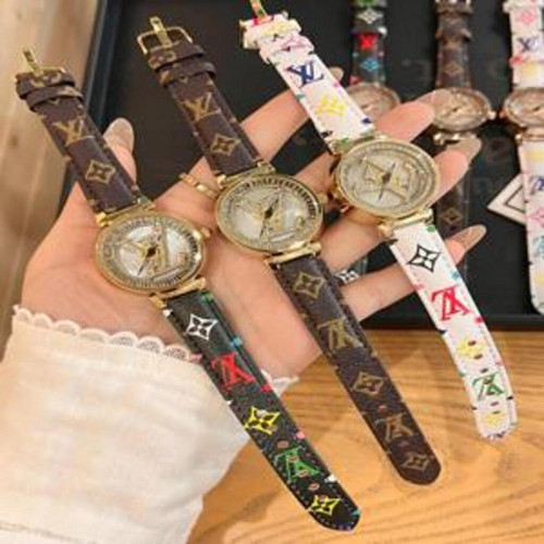 여성용 가죽 시계