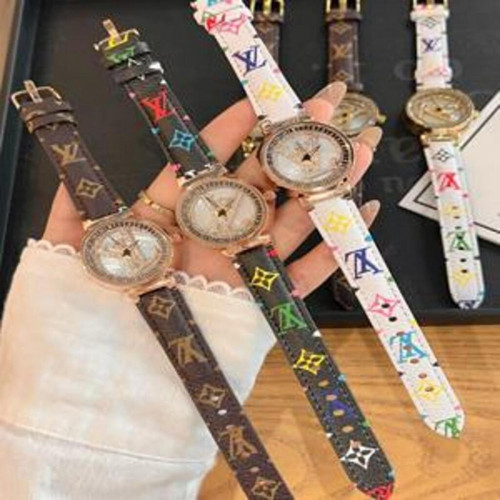 여성용 가죽 시계