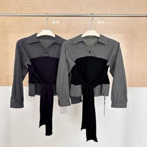 여성용 긴소매 셔츠