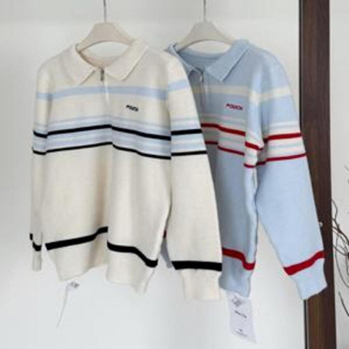 여성용 긴소매 니트