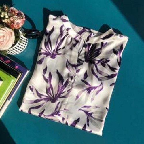 여성용 긴소매 블라우스