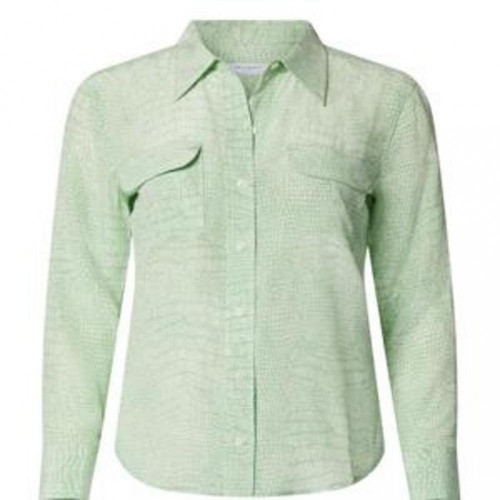 여성용 긴소매 셔츠