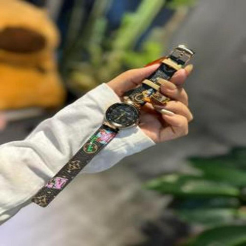 여성용 가죽 시계