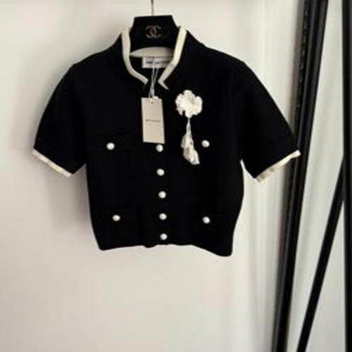 여성용 반소매 가디건