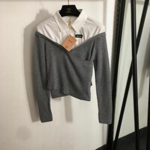 여성용 긴소매 니트