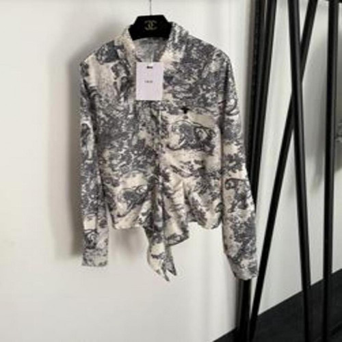 여성용 긴소매 블라우스