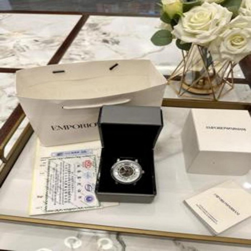 남성용 가죽 시계