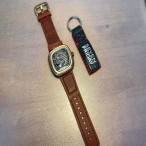 남성용 가죽 시계